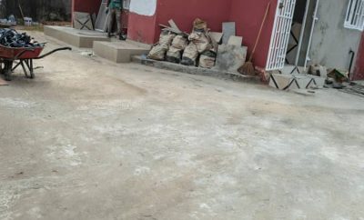 une maison seule dans la barrière angondje